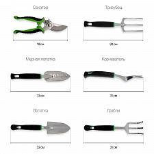Инструменты для сада и огорода набор Патриот PT-TRG01